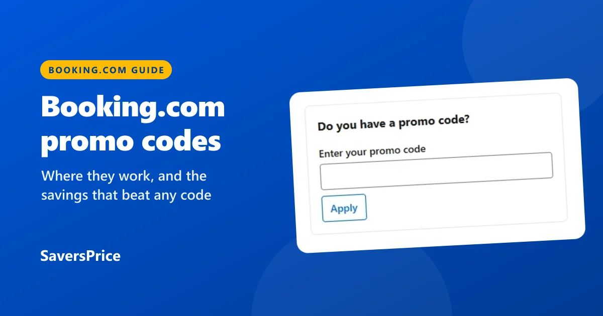 Booking.com Promo Codes & Coupons: Where to Enter Them and How to Really Save