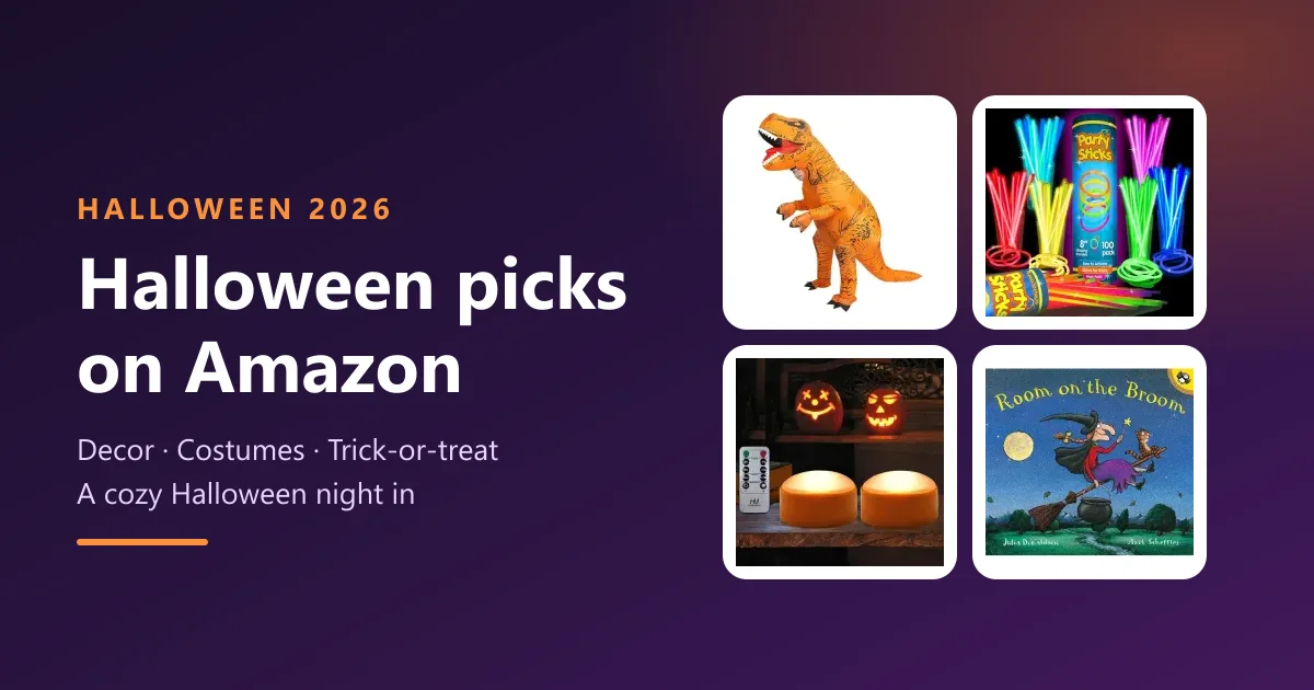 Halloween 2026 Picks on Amazon: Friendly Decor, Easy Costumes and Treats