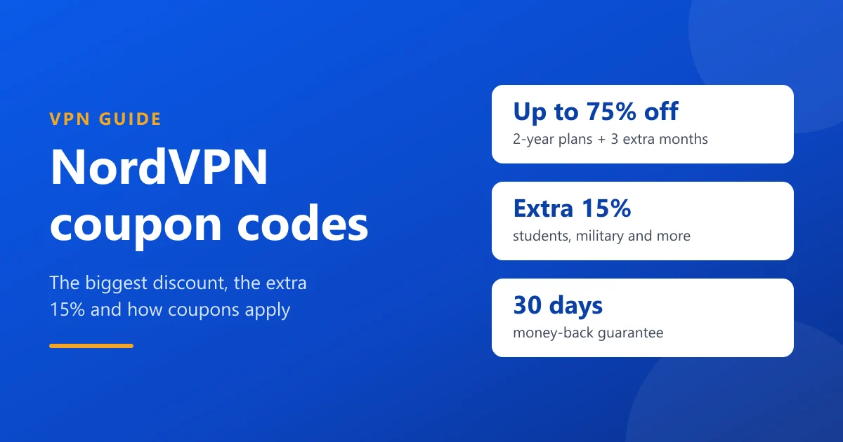 NordVPN Coupon Codes and Deals: How to Get the Biggest Discount