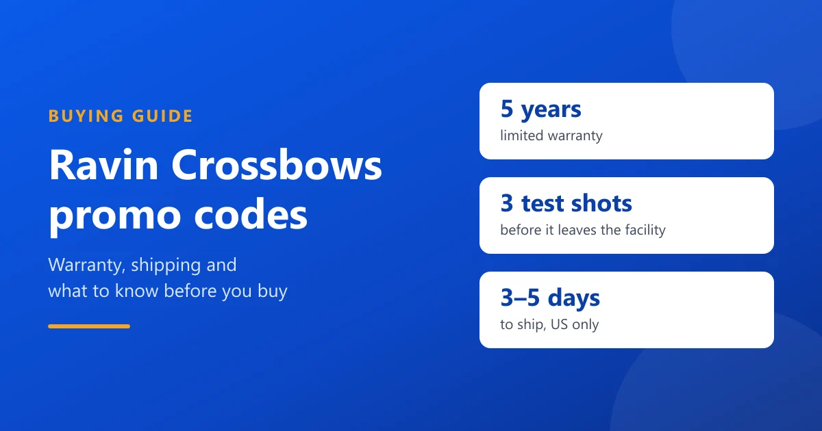 Ravin Crossbows Promo Codes, Warranty and Buying Guide