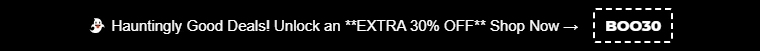 DirectDeals site banner: "Hauntingly Good Deals! Unlock an EXTRA 30% OFF Shop Now" with the code BOO30