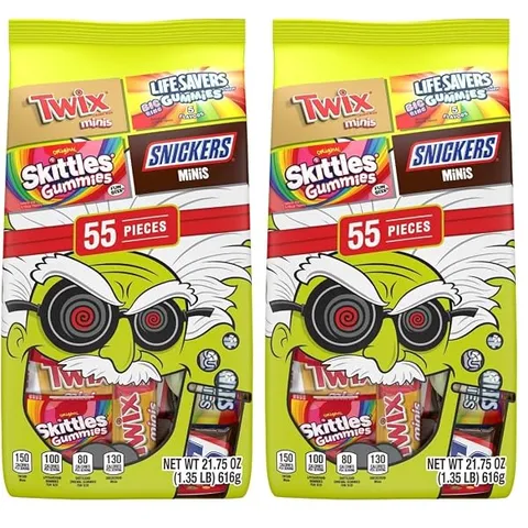 Snickers, Twix & Skittles Halloween candy mix